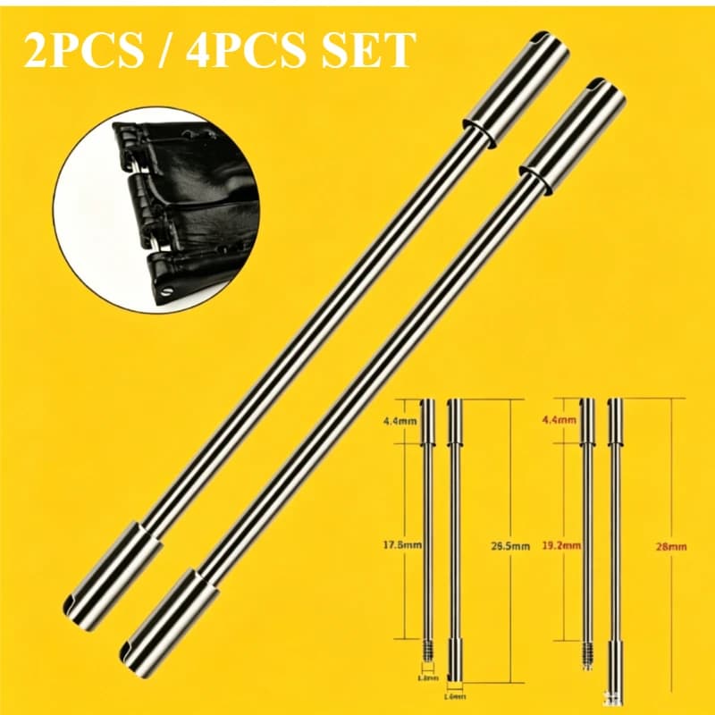 2/4PCS Stainless Steel Screw Tube Pins Compatible with Royal Oak Luxury Watch Band Bracelet Link Friction Rivets Repair Parts