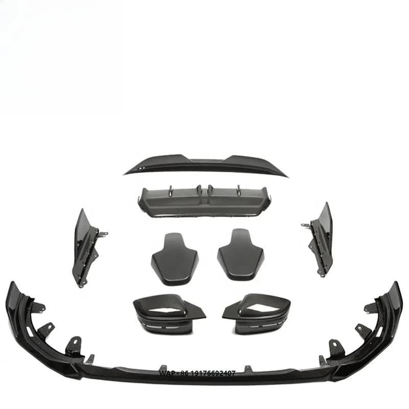 G42 M235i M240i MP Style Carbon Fiber Kit Front Splitter Lip Side Skirts DIffuser Spoiler for G42 2022