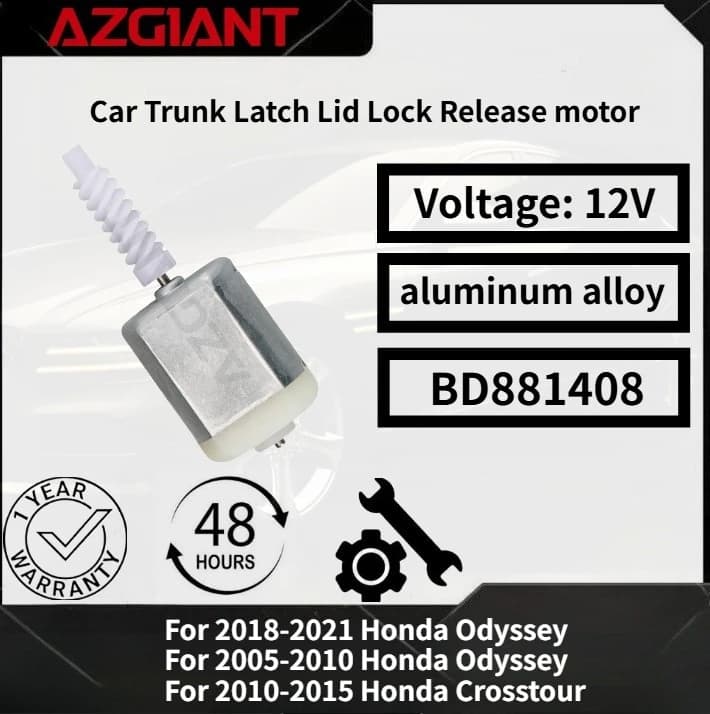 For 2018-2021 Honda Odyssey/Crosstour 2010-2015 Car Trunk Latch Lid Lock Release motor New high-quality parts Auto Accessories
