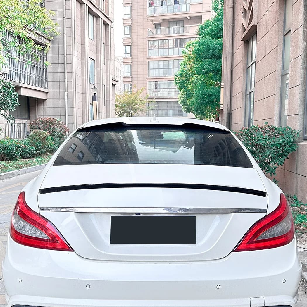 For Mercedes Benz C218 CLS Class Sedan 4-Door 2011-2017 CLS350 CLS400 CLS500 CLS550 Tail Rear Trunk Lid Roof Spoiler Lip Wing