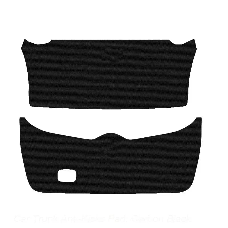For Nissan KICKS P15 ARIYA FE0 Tiida Pulsar C13 2015-2026 Car PU Leather Mat Anti-kick Cushion Trunk Weather Tailgate Sticker