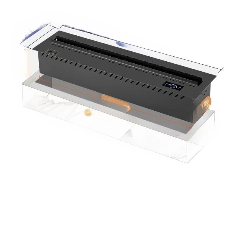 3D atomizing fireplace core decoration intelligent electronic fireplace fire light simulation fire embedded flame home