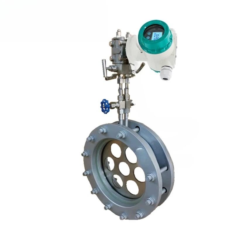 Balanced orifice flow meter Steam air hot water thermal conductive oil differential pressure type porous flow meter