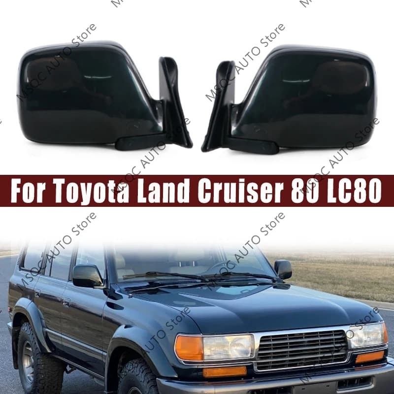 Car Accessories For Toyota Land Cruiser 80 LC80 1992 1993 1994 1995 1996 1997 Auto Outside Door Rearview Mirror Assemblys 3 Pin