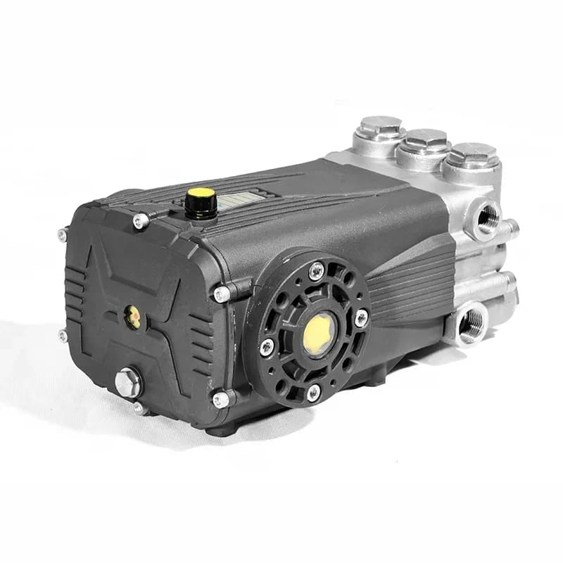 5075Psi 350Bar 22Lpm Cast Iron Triplex High Pressure Ceramic Plunger Pump for Vehicle Cleaning