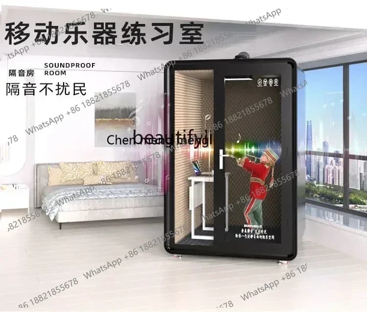 Y183FF Soundproof Room Home Telephone Booth Recording Studio Piano Mobile Disassembly Room Karaoke Mute Room