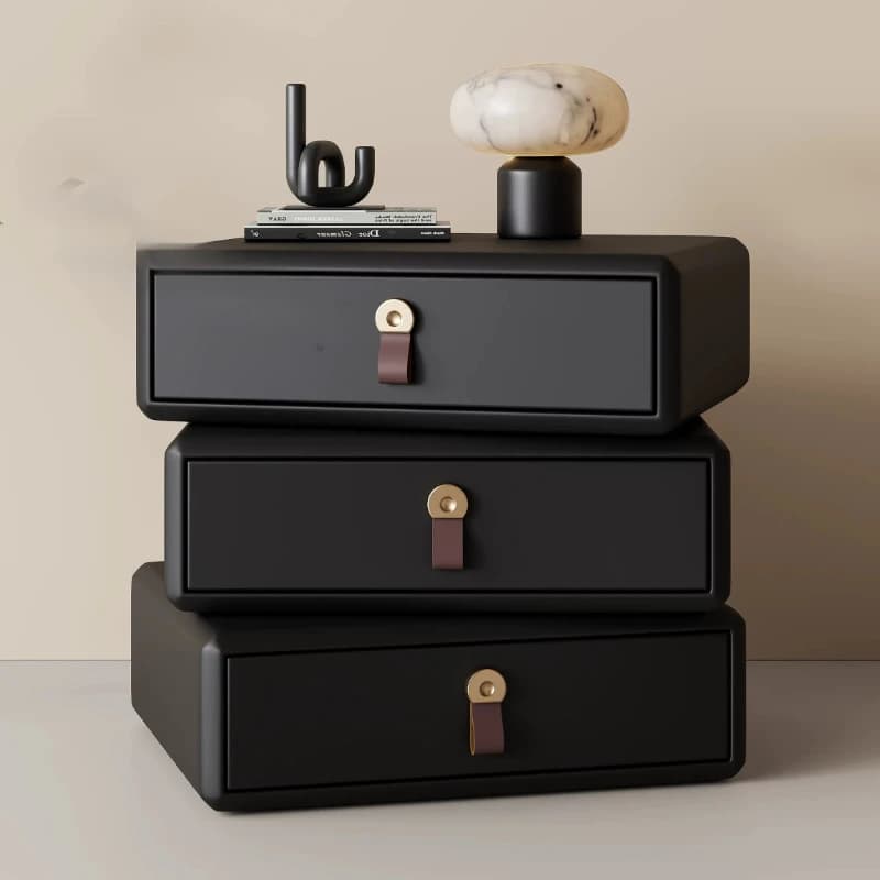 Korea Unique Nightstand Trendy Makeup Drawers Luxury Living Room Bedside Table Cabinets Comfortable Muebles Trendy Furniture