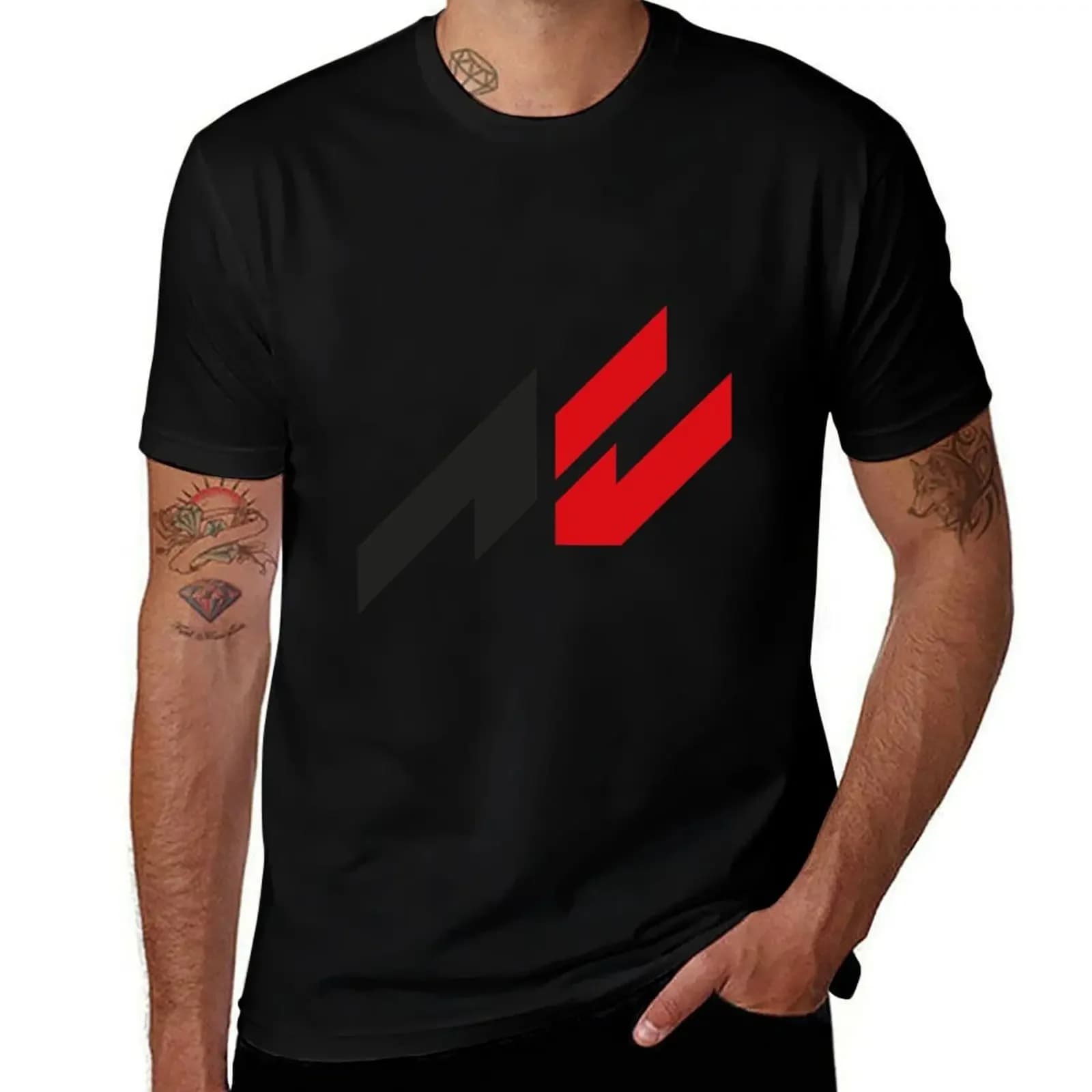 Assetto Corsa Logo T-Shirt Blouse vintage graphic tee heavyweights Men's t-shirts