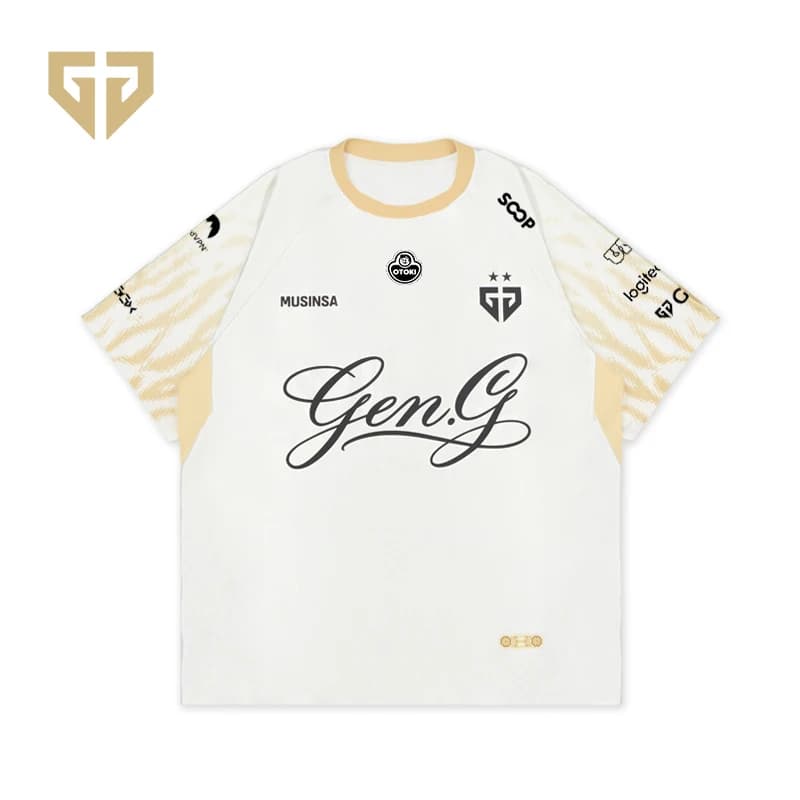 2026 LCK GEN.G Esports Club 2nd Jerry LOL S16 Heavy Ruler Duro Kiin Canyou Fans Gift Men's and Women's T-shirts Surrounding