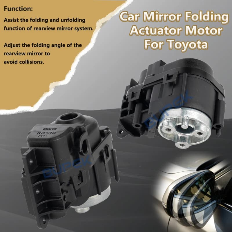 AZGIANT For Toyota Corolla Altis Cross MK12 Sport Car Power Folding Mirrors 12V DC Motor Module Plug and Play tool