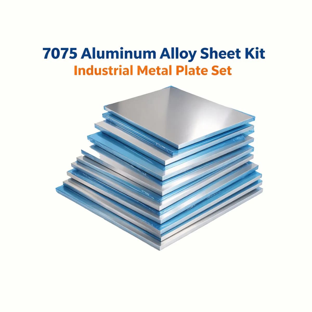 7075 Aluminum Alloy Plate Block 8-50mm Thick 50x50 100x100 100x200 150x150 CNC Machining Raw Sheet Material