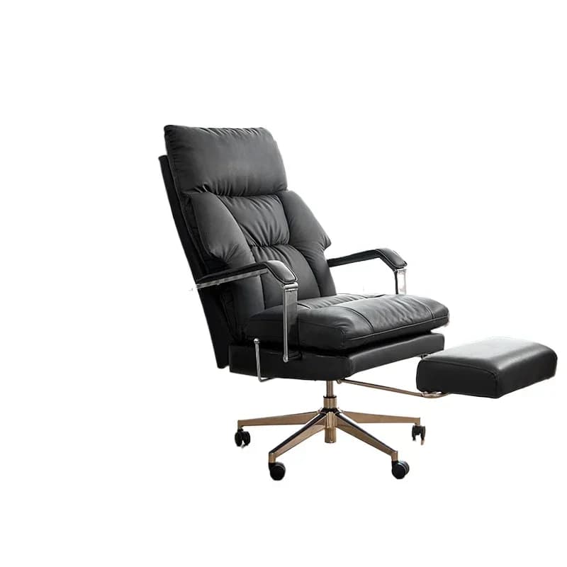 Leather office chair ergonomics