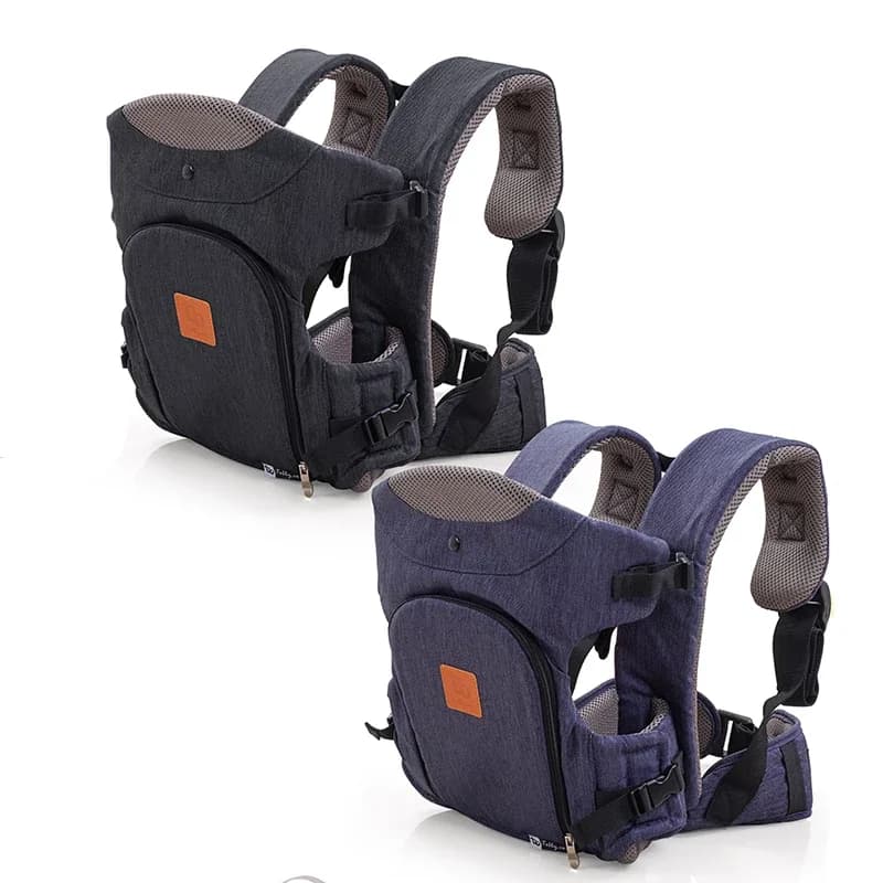Soft package sling design, baby strap cotton frame, front with window mesh, suitable for daily walking and ventilation of