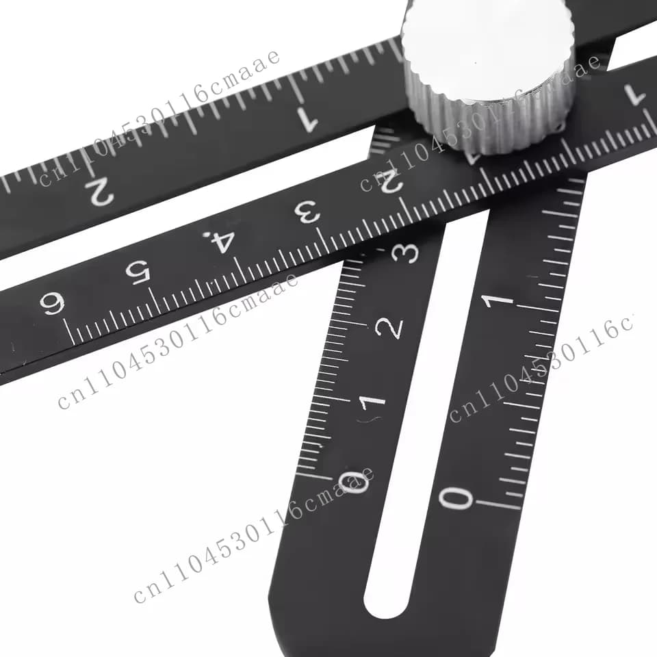 Aluminum alloy multi-functional folding ruler 4-sided ruler
