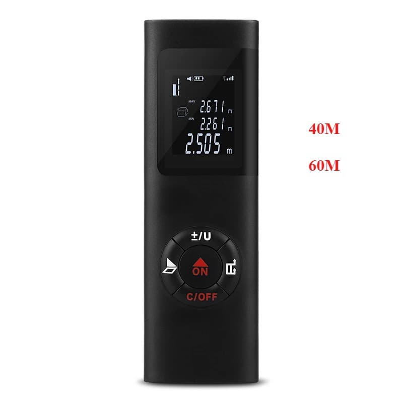40M 60M Mini Portable High-precision Infrared Laser Rangefinder USB-Tey-C Charging
