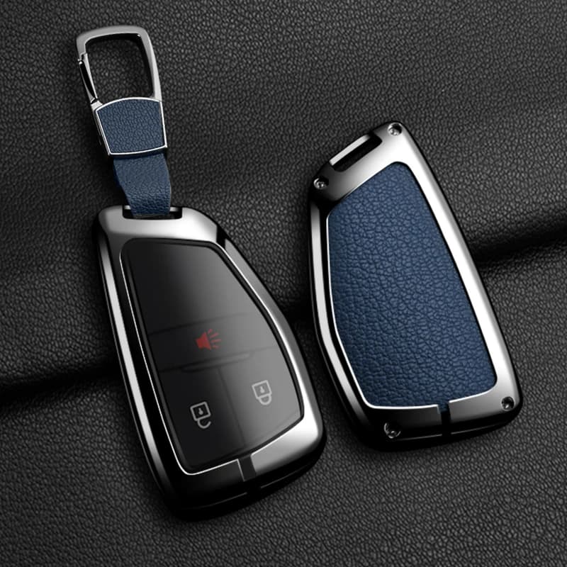 Suitable Car Key Case Cover for Chevrolet Tahoe Suburban For GMC Yukon for Buick ENVISION S Plus Avenir Metal Shell Accessories