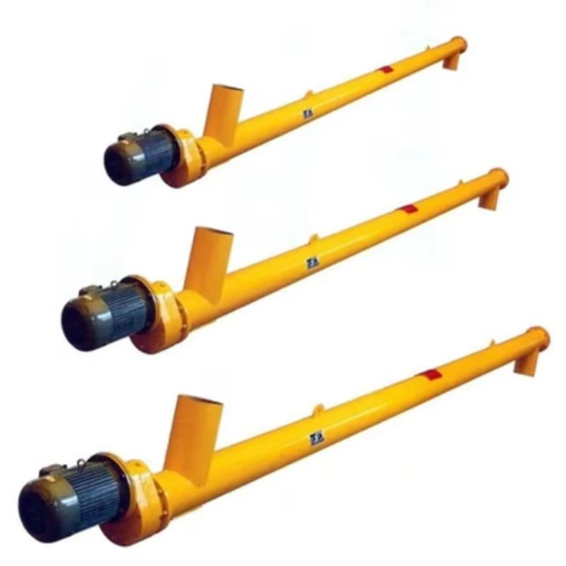 Flexible cement spiral conveyor for silo cement
