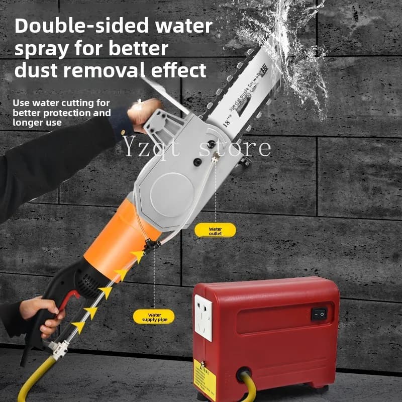 Brushless wall cutting machine high-power new dust-free  cutting, door opening and window reinforced concrete wall