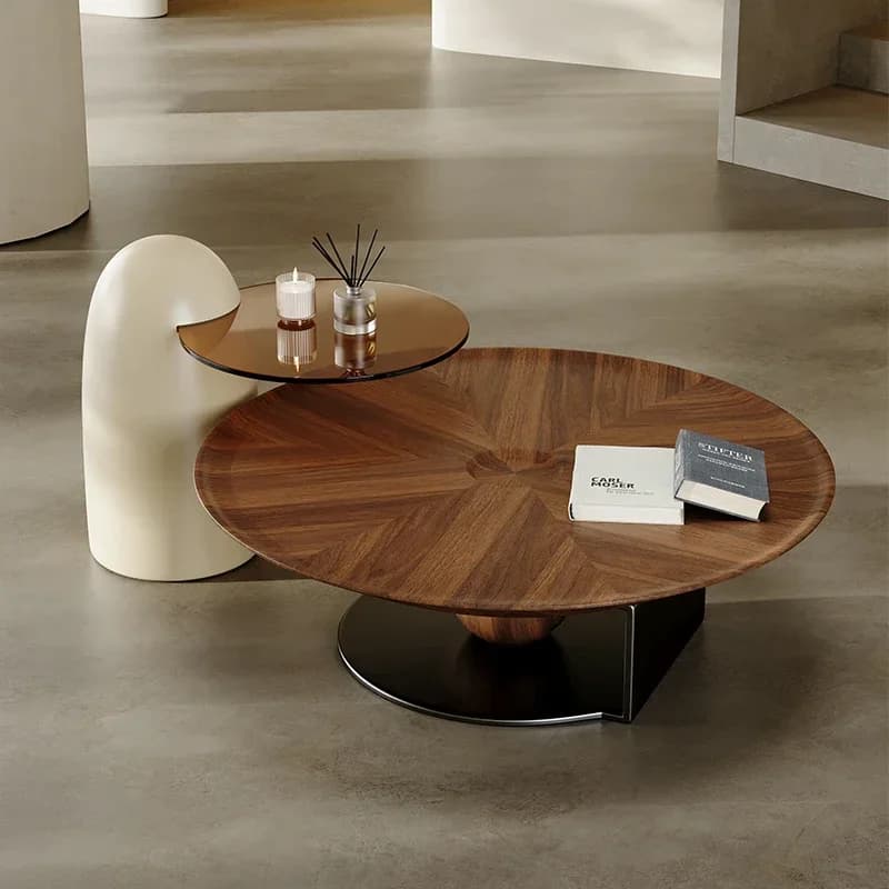 Coffee Table Designer Antique Side Book Aesthetic Unique Nordic Side Table Clear Drawer Wood Kaffee Tische Living Room Furniture
