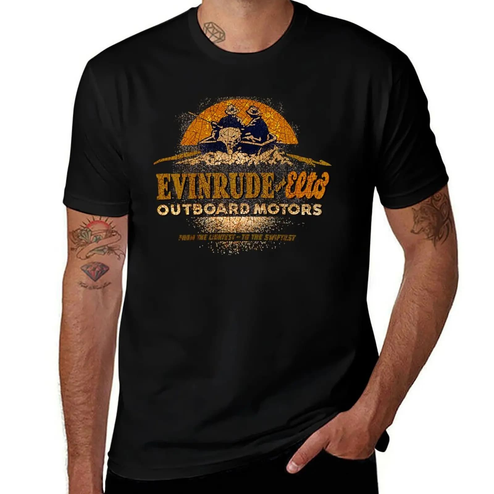 Evinrude Elto Outboard T-Shirt anime t shirts for man man t shirts for men