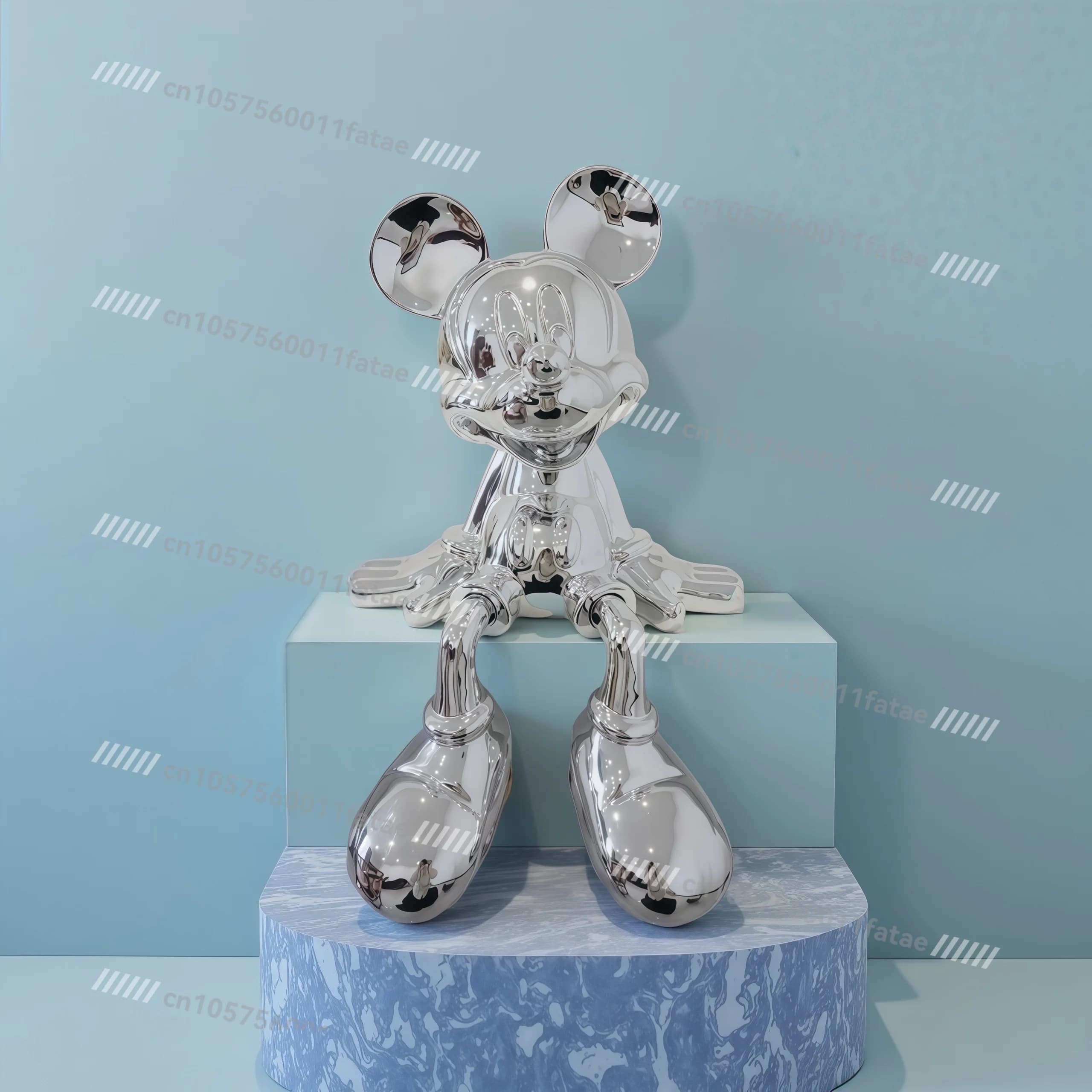 Internet Celebrity Sitting Ornaments, Modern Cartoon Dolls, Study Living Room TV Cabinet Floor Decorations