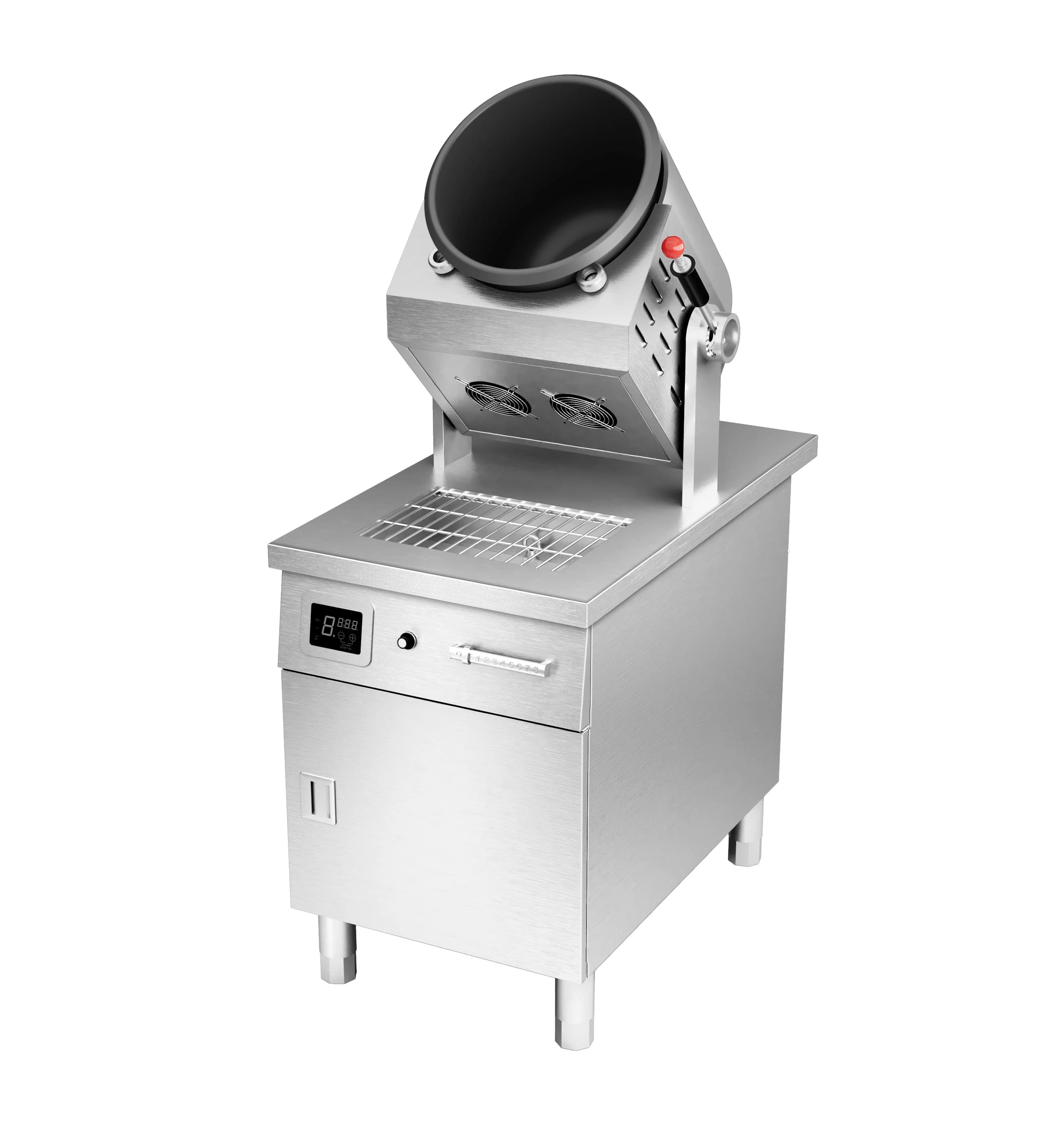 Commercial Gas Automatic Cooking Robot 110V 220V Kitchen Cooking Machine Equipment 360° Stir Fried Cooking Wok Machine