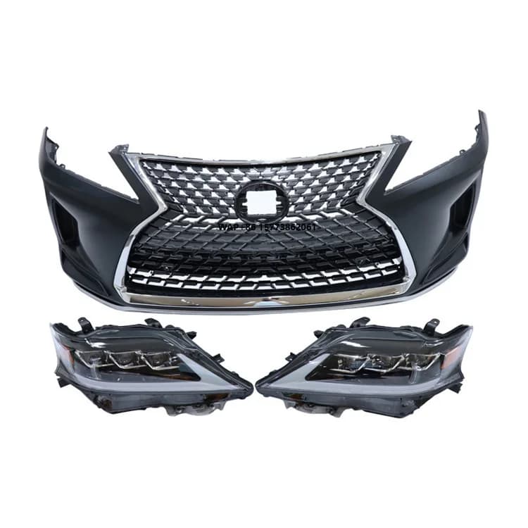 for RX270 Modified Sport Grille 2020 Model Front Bumper Front Face Headlight Surround Old to New Grille