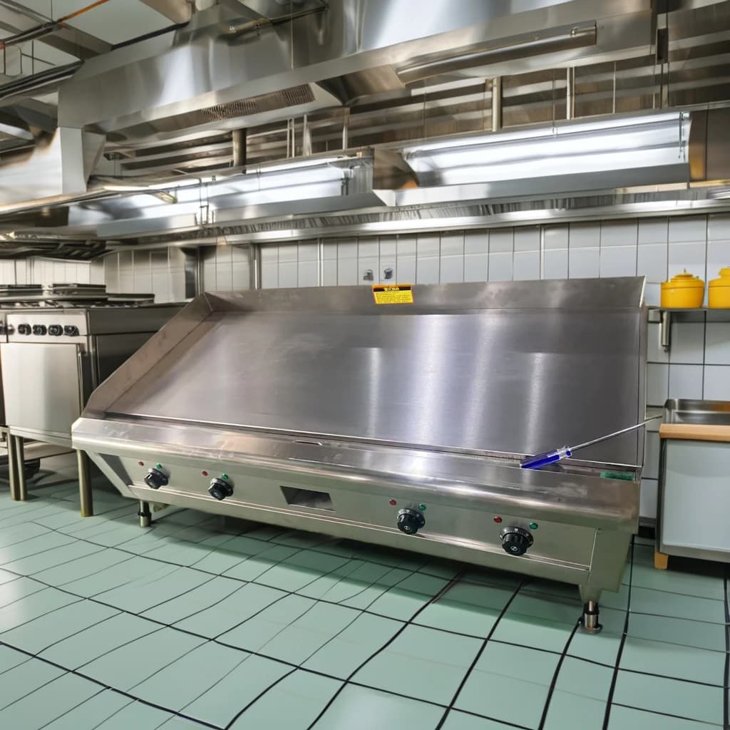 Most Popular Commercial Griddle Stainless Steel Electric Flat Top Grill For Restaurant Equipment