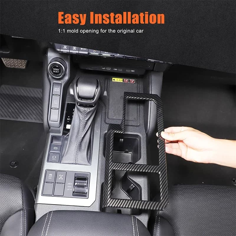 For Toyota Land Cruiser 250 Prado LC250 2024-25 ABS Car Center Console Gear Shift Panel Cover Trim Car Accessories