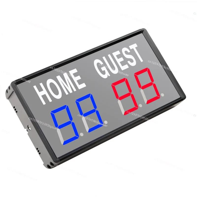 Portable Multifunctional Basketball Billiards Table Tennis Scoreboard Wireless Remote Control LED Football Scoreboard