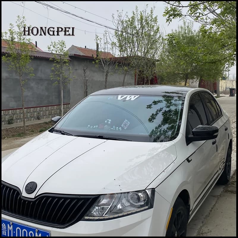 Car Styling For Skoda Fabia Rapid 2015-2019 Rearview Mirror Cover Cap Shell Housing Replacement Auto Parts Accessories
