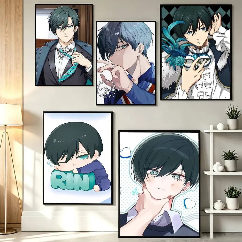 COOL I-Itoshi Rin  Poster HD Self Adhesive Waterproof Wall Art Ideal for Home Office Dorm Gift