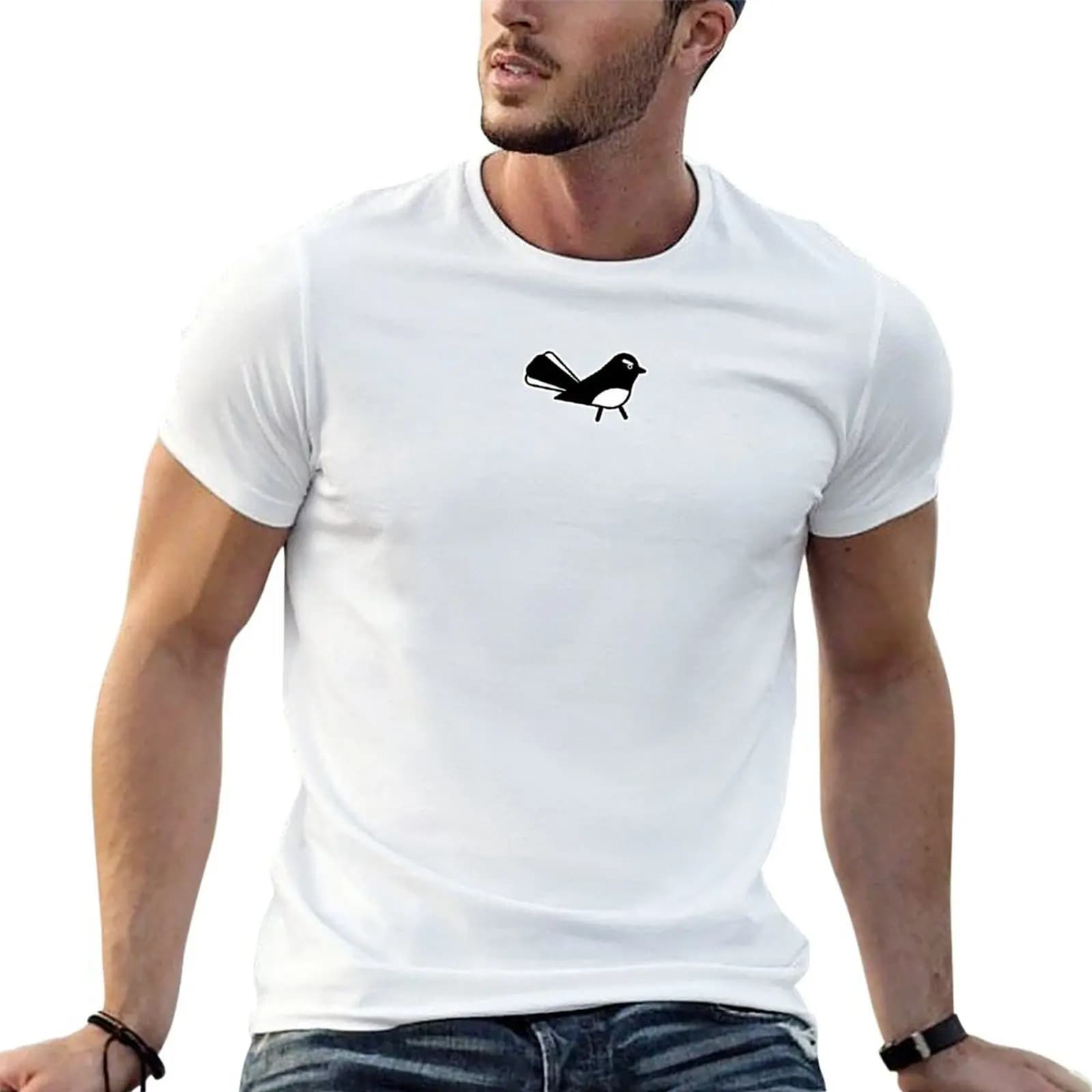 Willy Wagtail T-Shirt vintage clothes street wear slim fit t shirts for men
