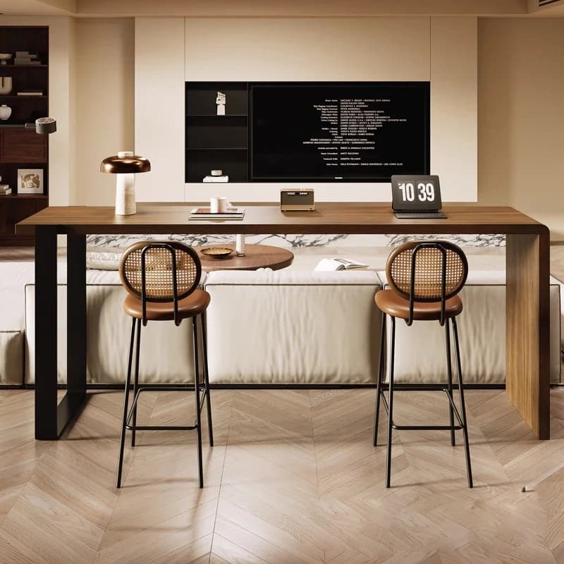 Nordic Vintage Kitchen Island Classic Elegant Practical Rustic Kitchen Island Beauty Aesthetic Cuisine Meuble Kitchen Furniture