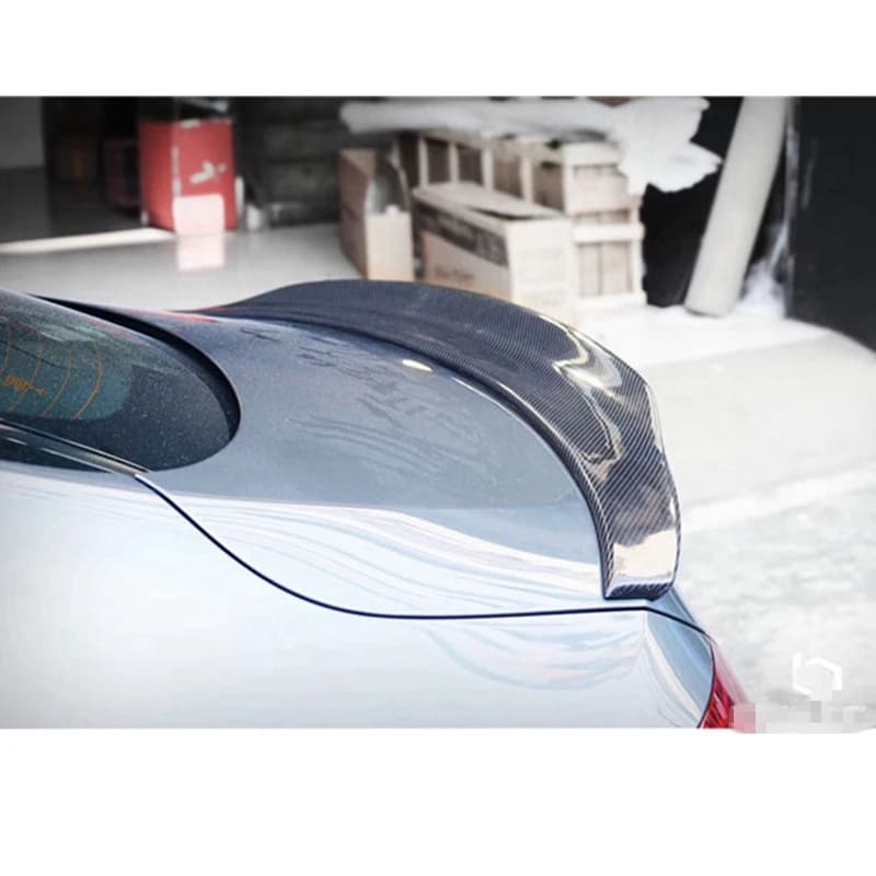 FOR Mercedes-Benz C-Class C205 W205 2Door Coupe PSM Style Carbon Fiber Rear Spoiler Trunk Wing 2015-2023 FRP Forged carbon