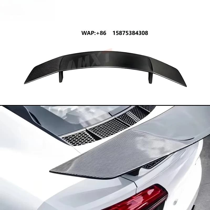 VORS Spoiler Rear Wing High Quality Fast Delivery Prepreg Dry Carbon Fiber Body Kits for R8