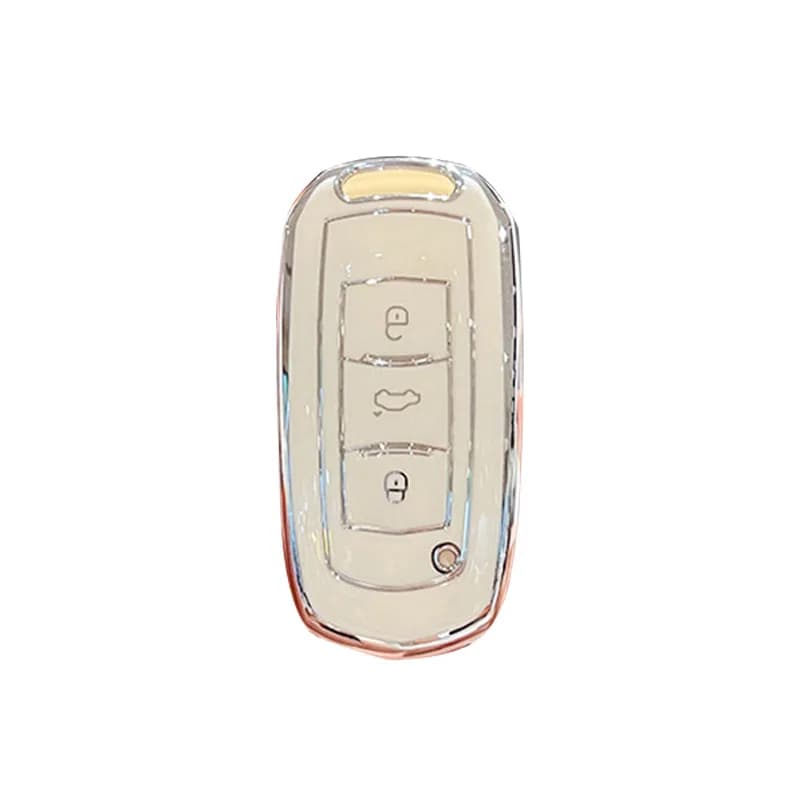 Premium TPU Key Fob Cover for Geely Borui and Xingyue - Durable Protective Case with Keychain Car Accessories