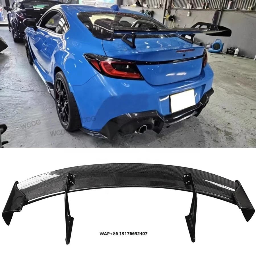 Carbon Fiber Single Swan Deck Rear Spoiler forToyota GR86 ’Subaru Brz ZD8 2022-2023 Universal Rear Spoiler Wing Car Bodykit