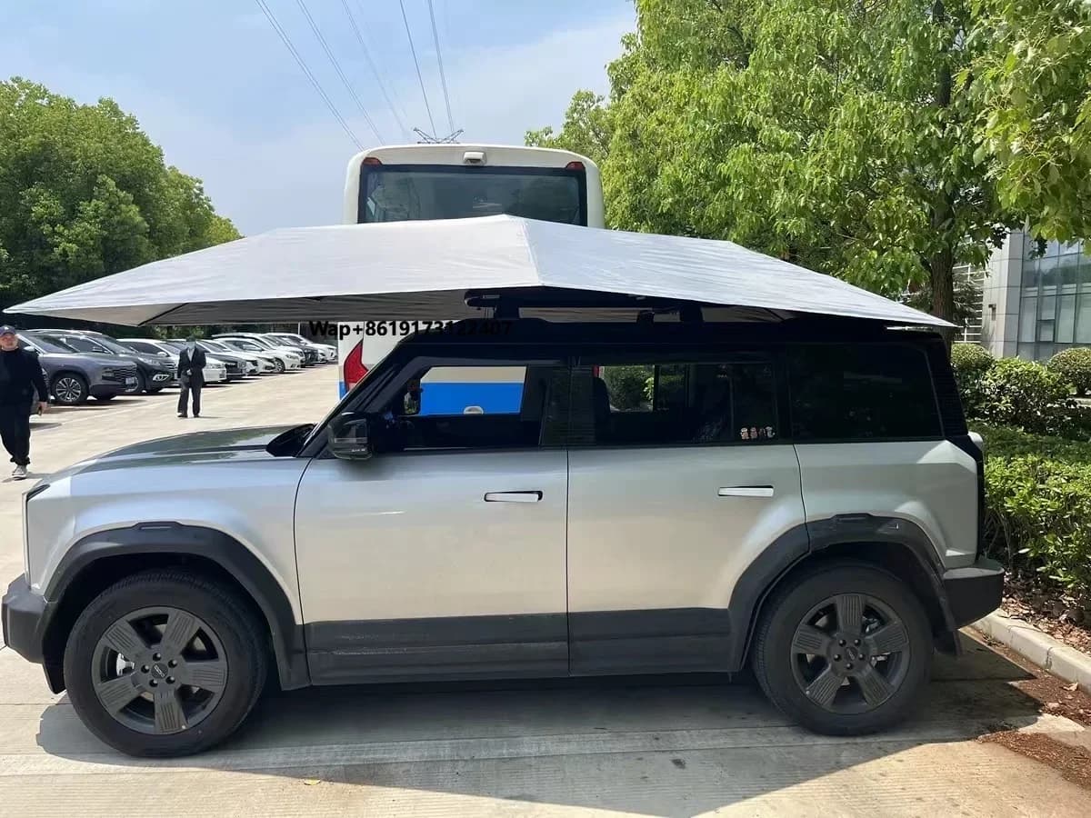 Universal  Automatic Outdoor Car Roof Sun Shelter  Parking Shade New Car Top Canopy