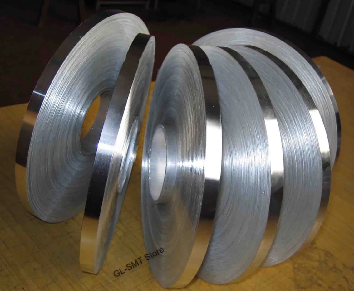 1Pcs 301 Stainless Steel Strip High Elasticity Sheet Foil Thickness 0.1-0.5mm x Wide 5-20mm x Length 5000mm