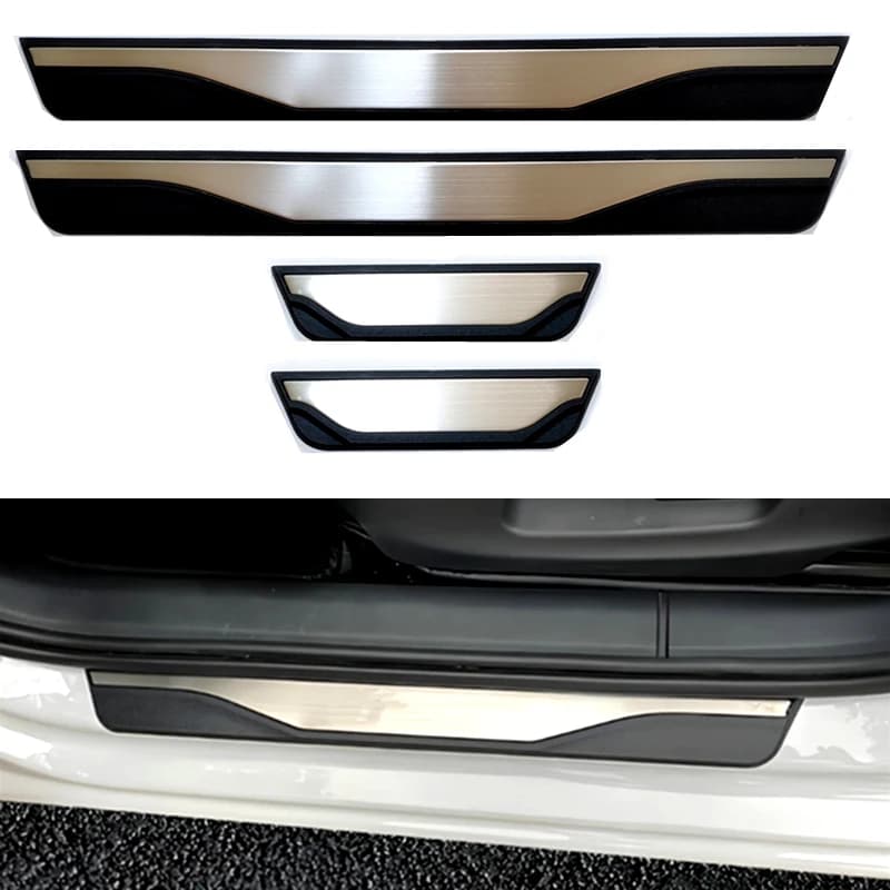 For Honda Fit Jazz GR GS 2020 2021 2022 2023 2024 2025 Car Accessories Door Sill Guards Welcome Pedal Scuff Plate Trim Protector