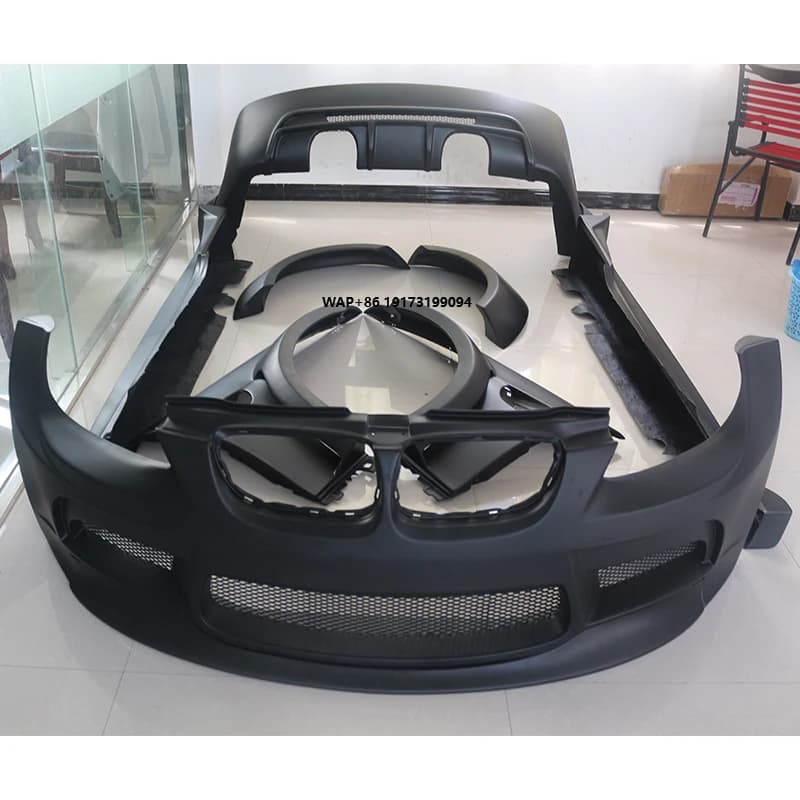 2006-2013 M3 Car Modification Upgrade Front Bumper Wheel Arch Side Skirt Rear Bumper Body Kit for E92 E93
