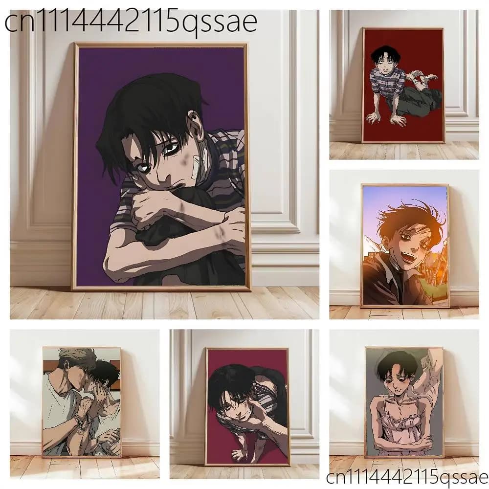 For Killing Stalking Yoonbum Poster Art Print Anime Style Home Decor Ideal Gift Perfect Room Decor