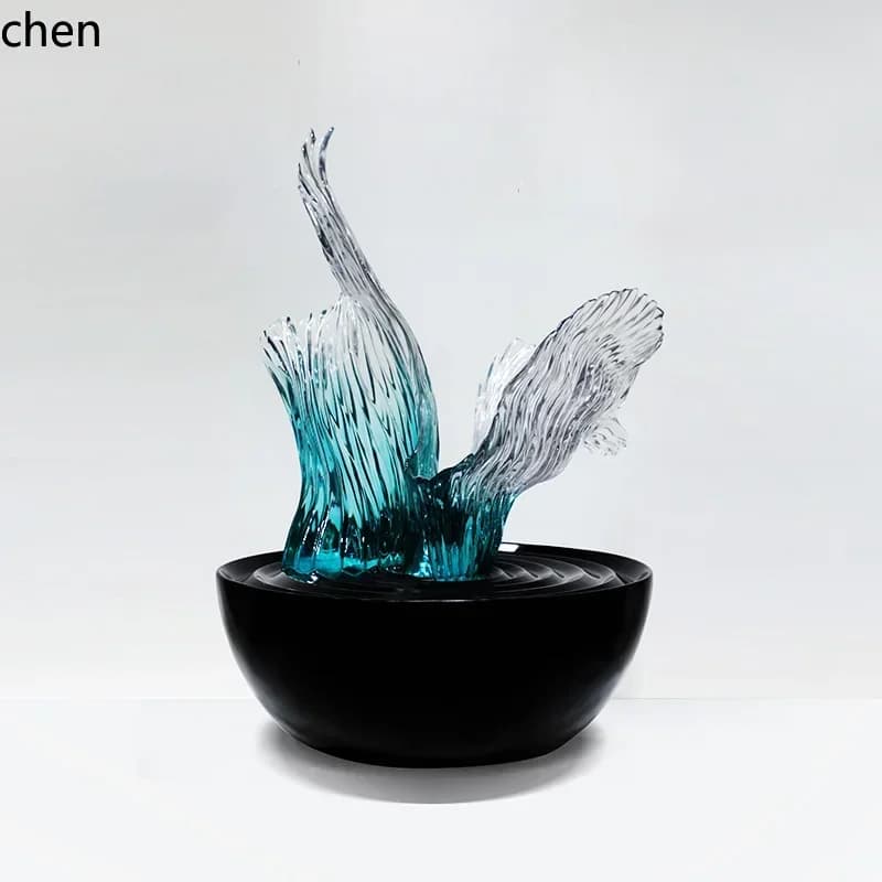 bj-a Large Fiberglass Sculpture Base Device Fountain Water Pool Landscape Ornament Ready to ship and purchase with peace of mind