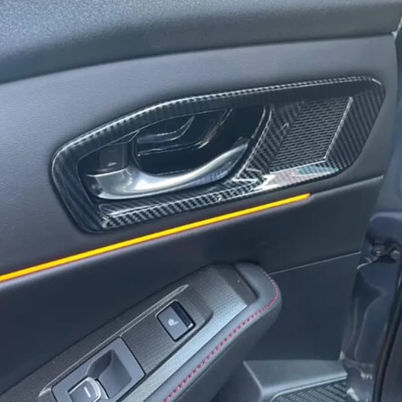 ABS Plastic Car Inner Door Handle Bowl Cover Trim Decoration Frame Armrest Interior Accessories For Honda Accord 11th 2023 2024