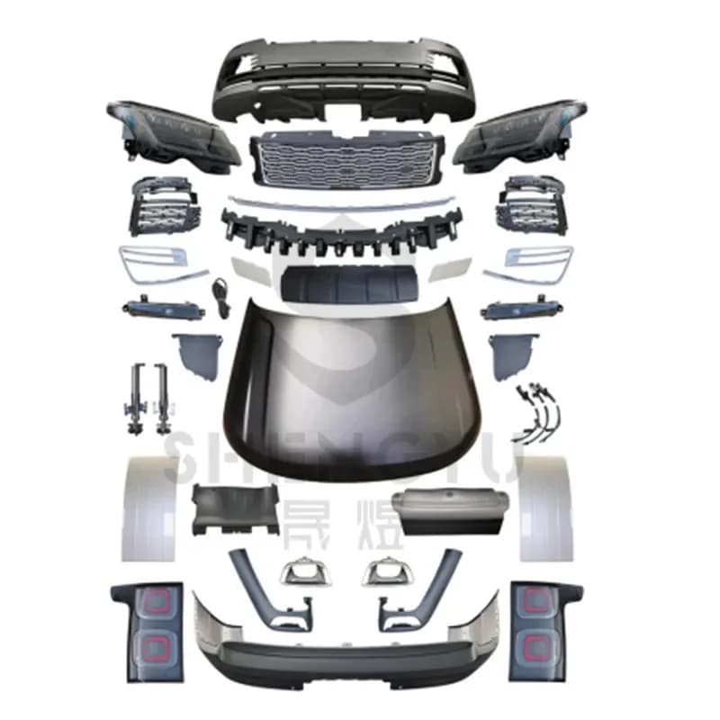 auto Spare Parts For Range Rover Vogue 13-17 Upgr To 20-22 SVA Contain Bumpers Lamps Hood