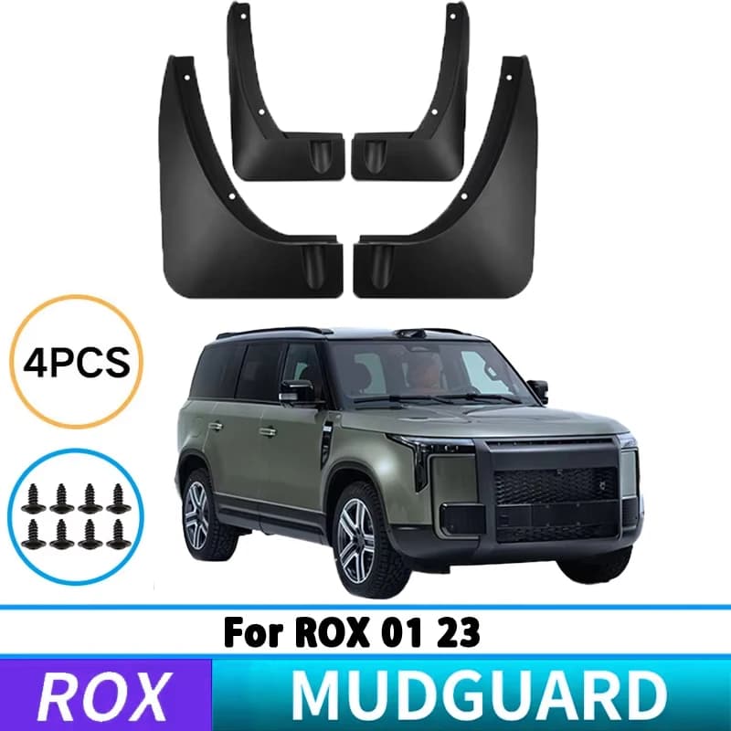 Suitable for Rox 01 2023-2025 mudguard splash guards, front and rear tire mudguards, automotive accessories.
