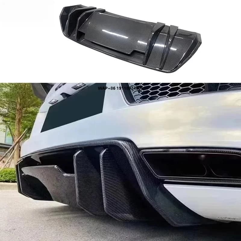 High Quality Fast Delivery Whole Sale Price Dry Carbon Fiber Vorsteine Rear Diffuser Body Kits for  R8 16-19