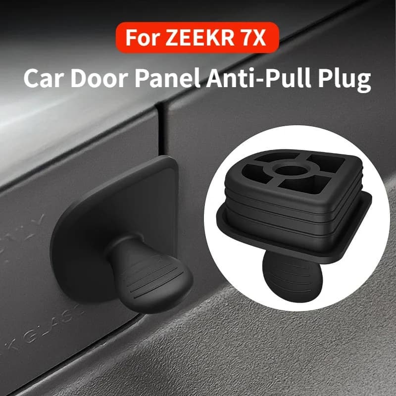 For Zeekr 7X 25-26 Car Glass Door Panel Anti-pull Silicone Plug Main Driver Broken Window Cover Anti-mis-pull Cover Accessories