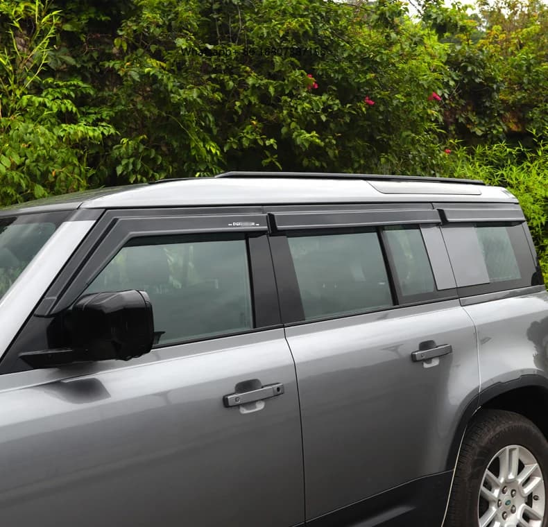 4-piece Car Rain Guard Side Windows Sun Visor forLand Rover 2020-2022 New Defender 110